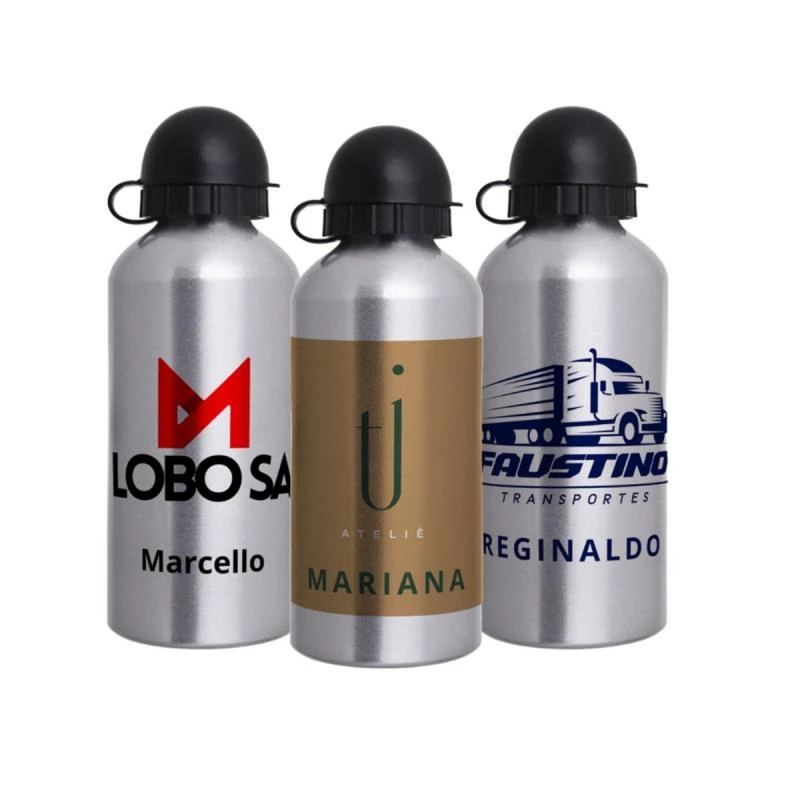 Garrafa de aluminio personalizada