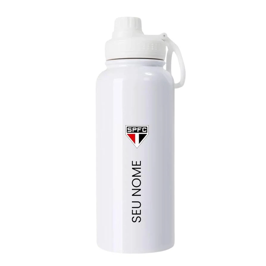 Garrafa térmica personalizada com nome